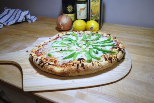Fully Cooked Pizza As you can see the edge of the crust got good color, the cheese is fully melted. Amazing!