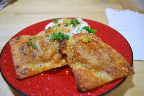 The final product Look at those tasty mandu