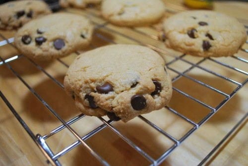 Cookies Cooling Let cool on a wire rack.
