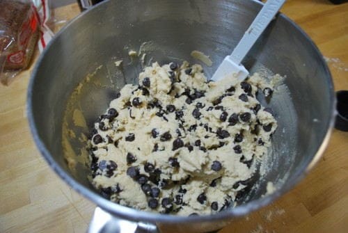 Fold in the Chocolate Chips Fold in the Chocolate Chips by hand.