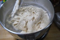 Another consistency pic Another consistency pic. This is the hardest part about making dough. When do you stop adding flour? When it looks like the dough above.