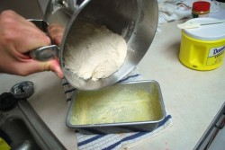 Scrape into a pan Scrape into a pan