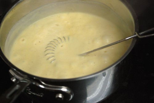 Boil and then let thicken