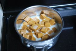 Melting with milk Melting with milk