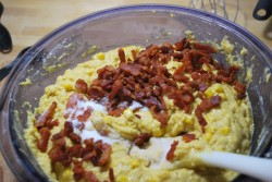Add the bacon Add the bacon