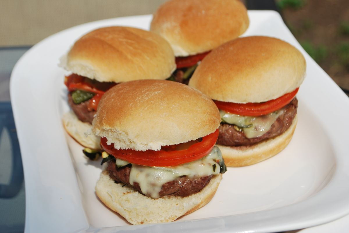 Green Chili Sliders SavoryReviews