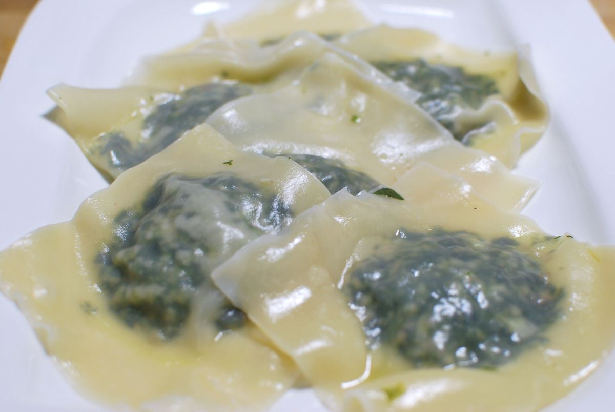 Mushroom and Spinach Ravioli SavoryReviews