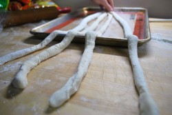 bgb3 Place all four braids on a pan