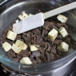 Place in a double boiler