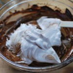 Fold in the egg whites
