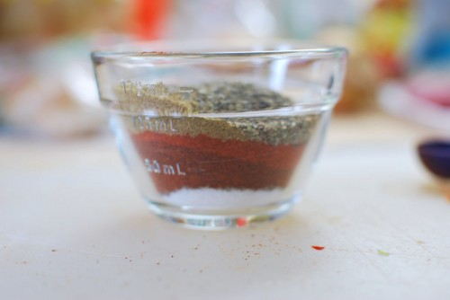 Measure up the spices