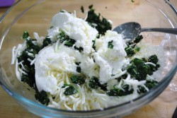 Mix the stuffing
