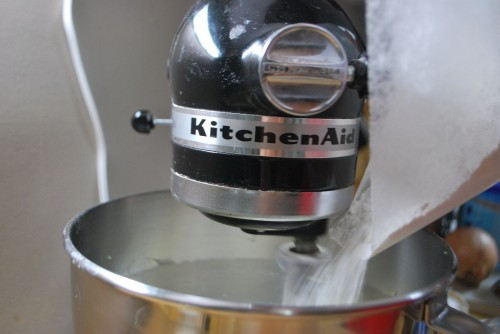 Add the flour Add the flour