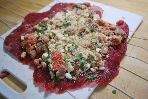 Spread out the stuffing