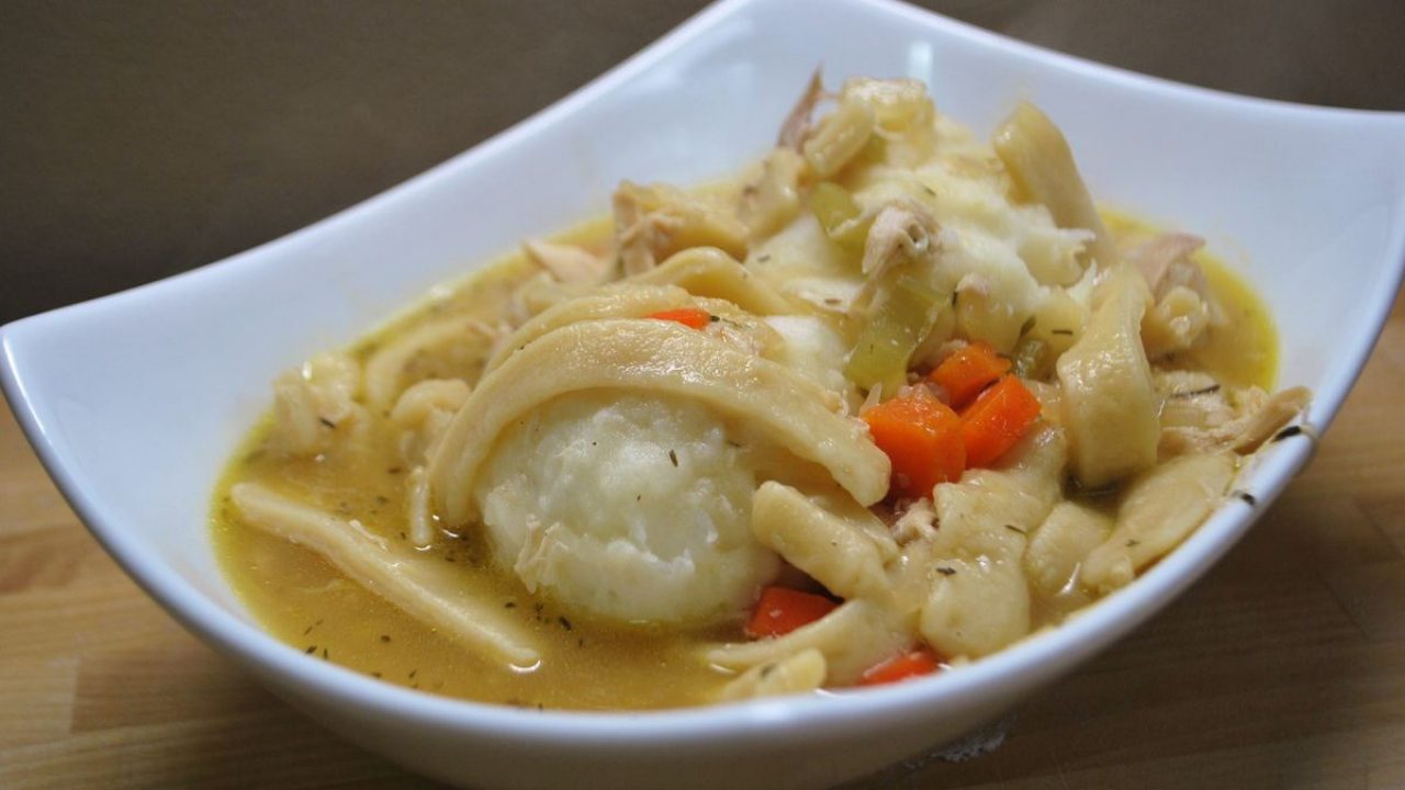 Chicken N Noodles Over Mashed Potatoes Savoryreviews