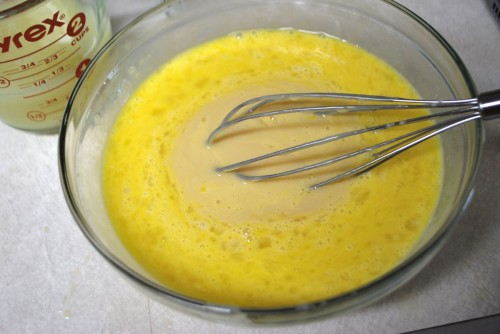 Whisk the filling Whisk the filling
