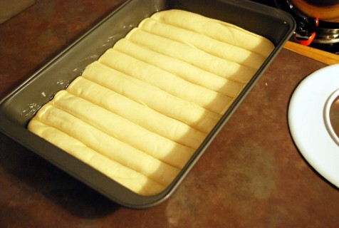 Score the breadsticks Score the breadsticks