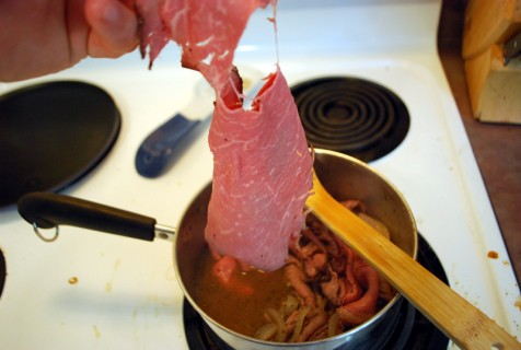 Ask your deli counter to slice the beef super thin