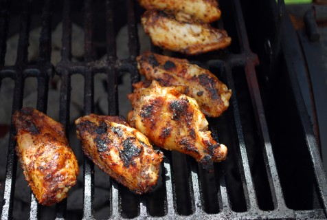 Grilled Hot Wings