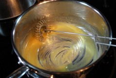Cook and Whisk till light brown