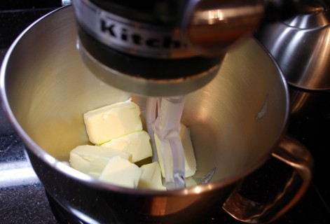 Cream the butter and sugar Cream the butter and sugar