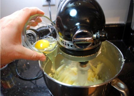 Add the eggs Add the eggs