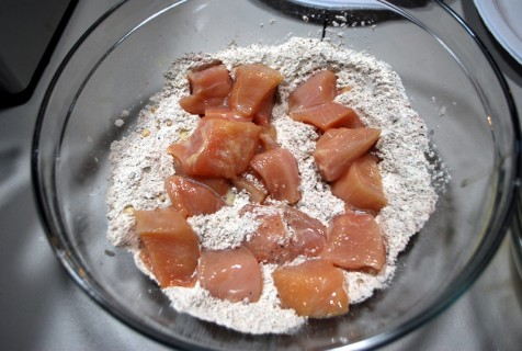 Into the flour Into the flour