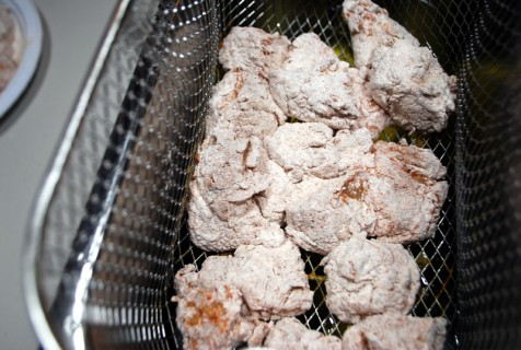 In the fryer In the fryer