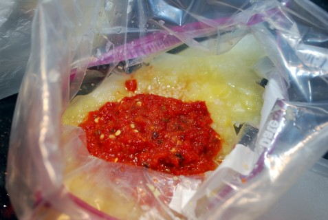 Add the remaining ingredients Add the remaining ingredients