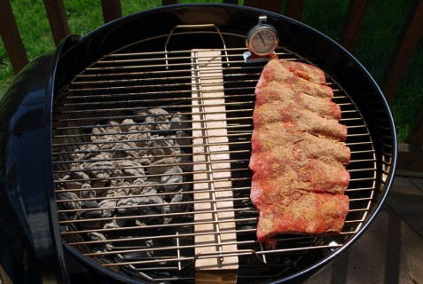 Place on the grill for offset smoking Place on the grill for offset smoking