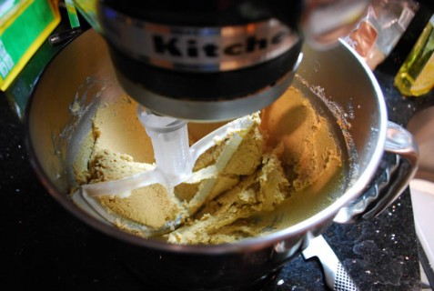 Mix until fluffy