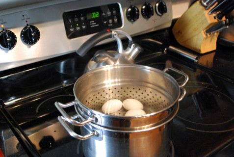 Turn off the burner and let sit for 18 minutes Turn off the burner and let sit for 18 minutes
