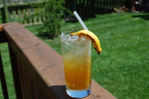 Grilled Vodka Lemonade Spritzer
