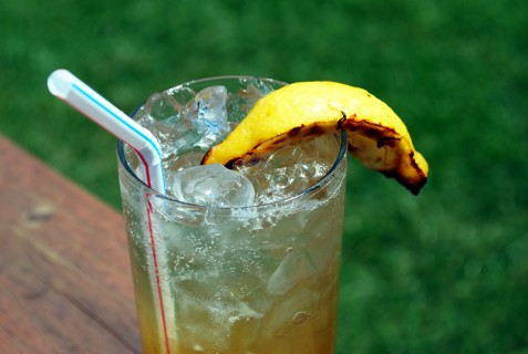 Grilled Vodka Lemonade Spritzer