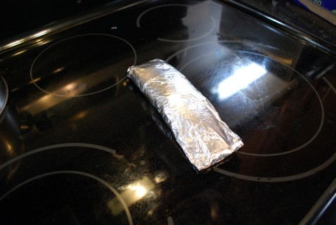 Fold and roll the meat Fold and roll the meat