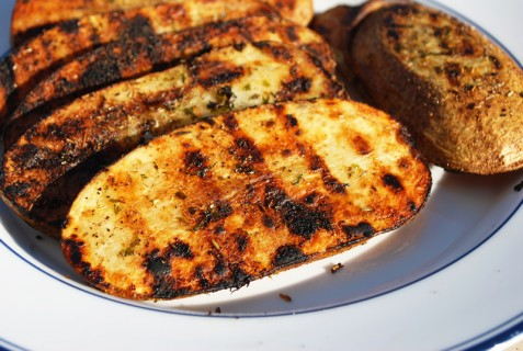 Awesome grilled potato side Awesome grilled potato side