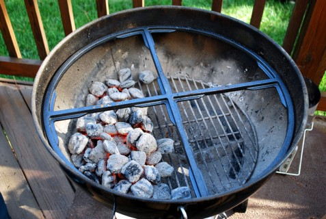 Preheat the grill Preheat the grill