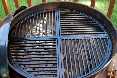 Add the grates Add the grates