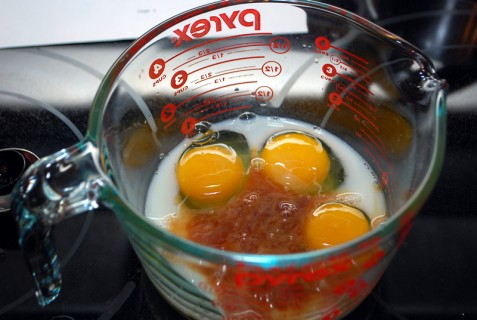 The wet ingredients