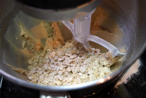 Add the oats Add the oats