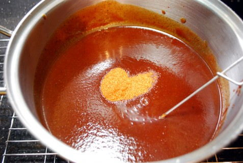 Stir in the rub