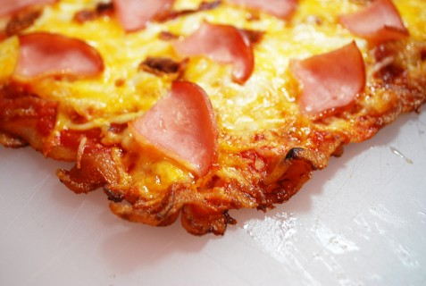Fully Cooked Bacon Crust Pizza Fully Cooked Bacon Crust Pizza