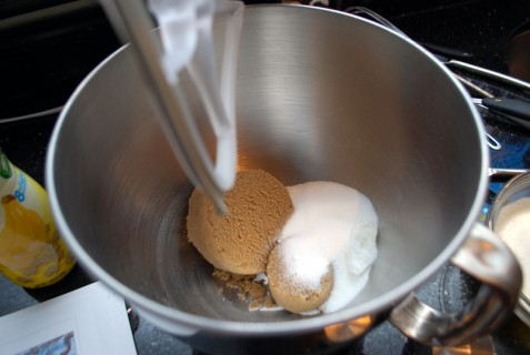 Cream the mixture Cream the mixture