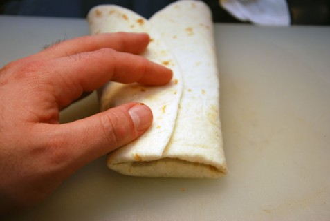 Fold up the sides