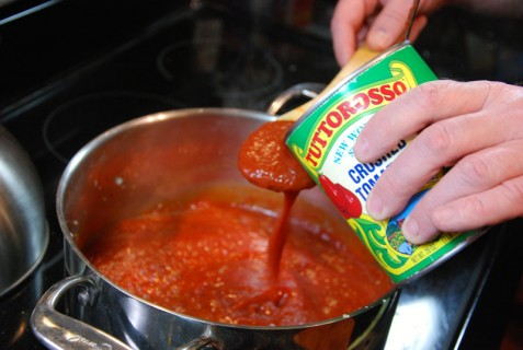 Add the tomatoes