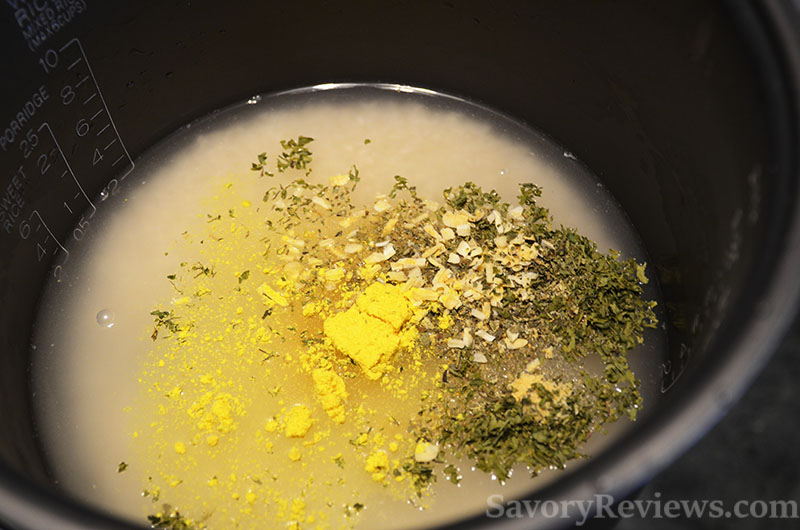 Rice Cooker Herb Rice SavoryReviews