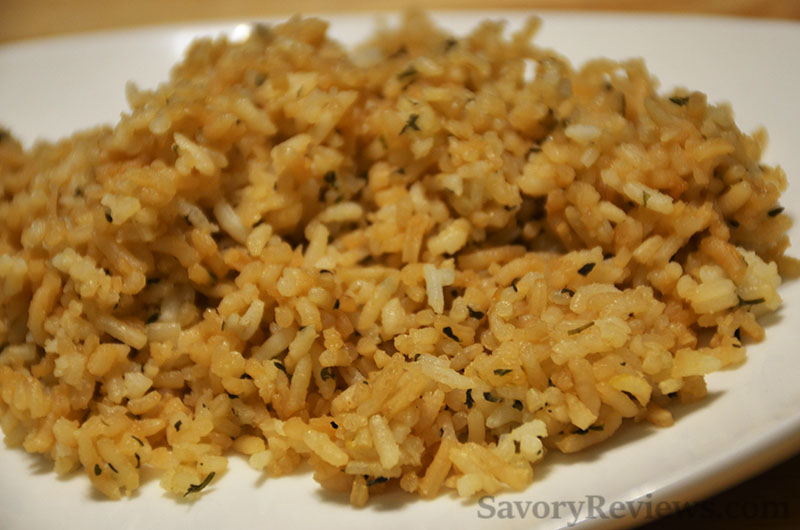 Rice Cooker Herb Rice SavoryReviews