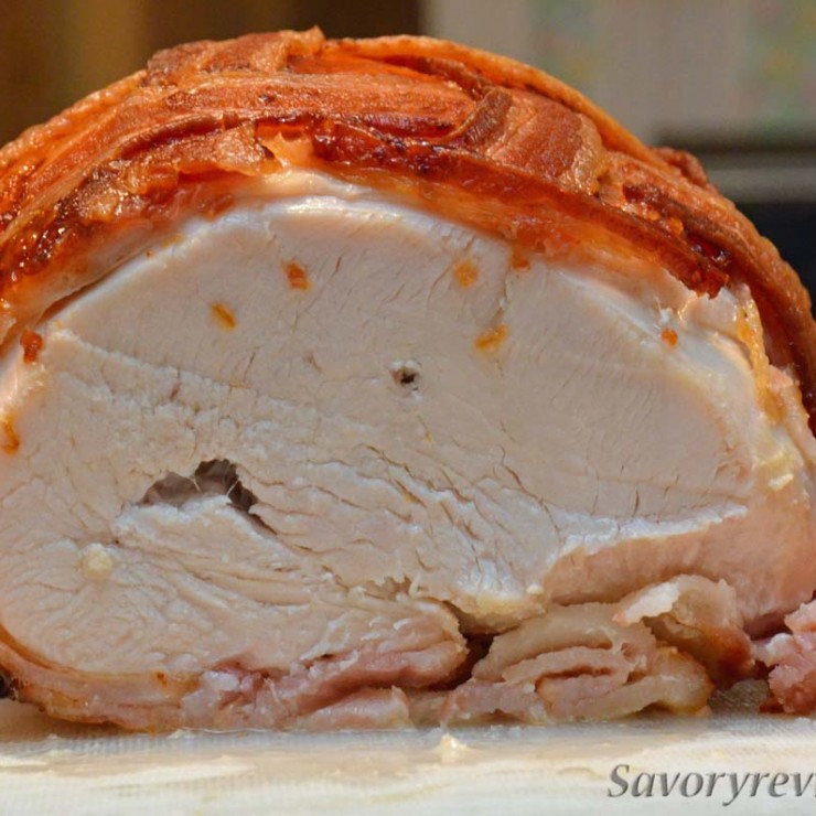 Bacon Wrapped Turkey Breast SavoryReviews