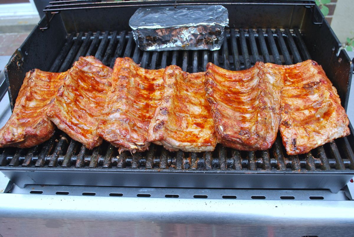 Bbq Ribs On A Gas Grill Savoryreviews