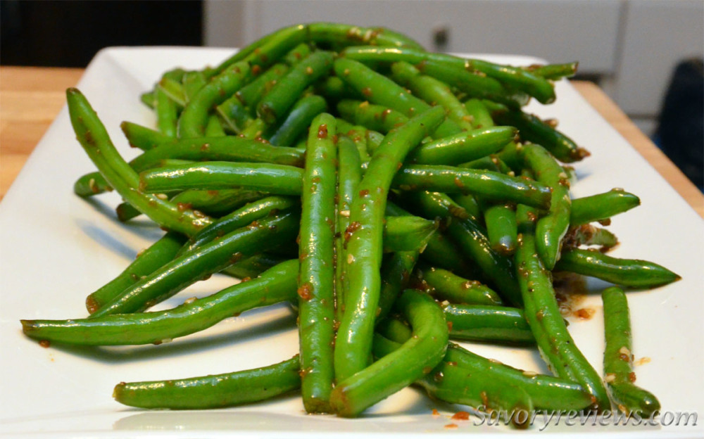 Garlic and Soy Glazed Green Beans SavoryReviews